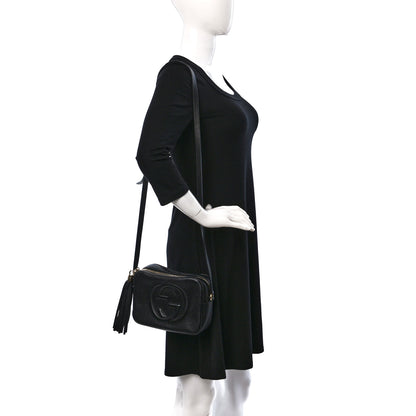 Gucci Pebbled Calfskin Small Soho Disco Bag Black 2 of 15