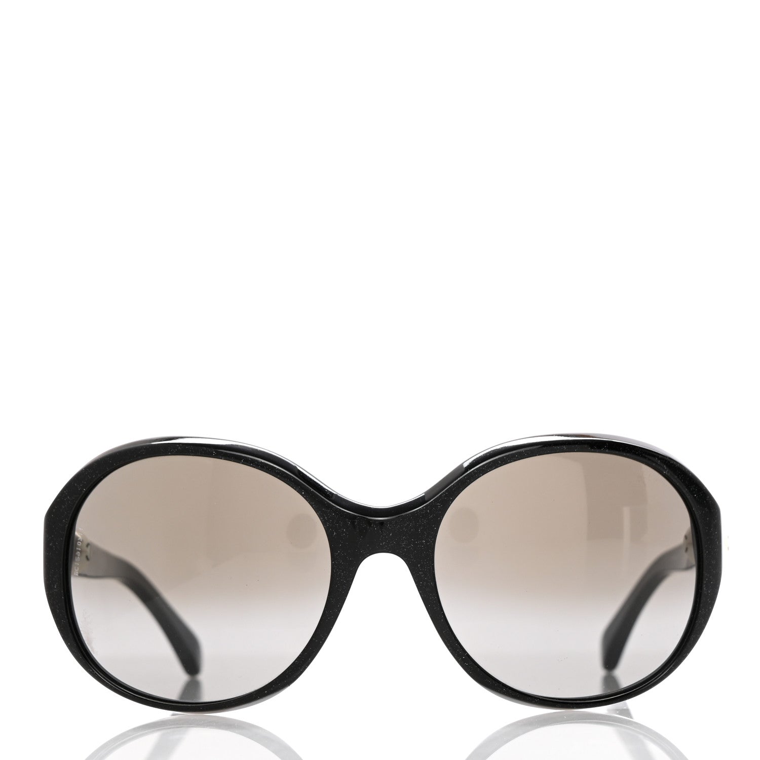 Chanel Glitter Acetate CC Pearl Sunglasses 5211-H Black 2 of 8