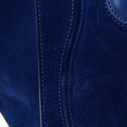 Celine Suede Medium Phantom Luggage Royal Blue 23 of 32
