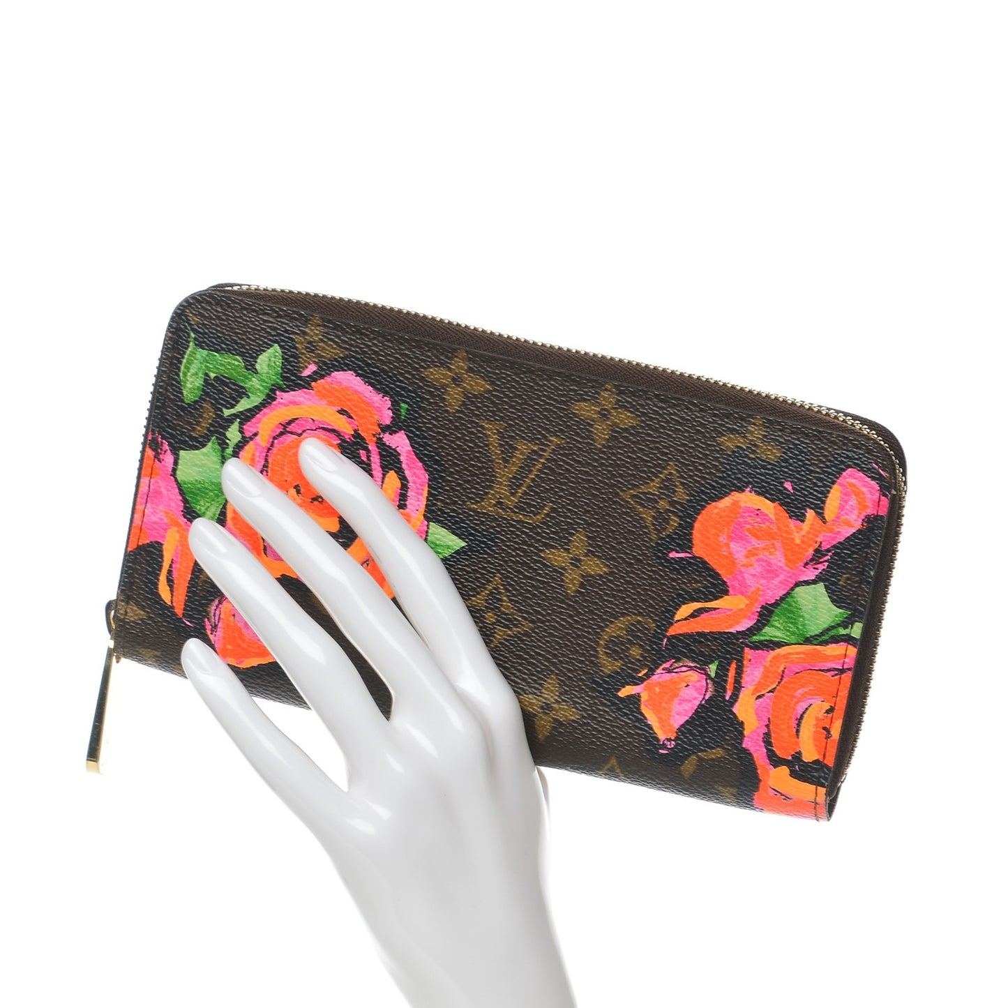 Monogram Roses Zippy Wallet