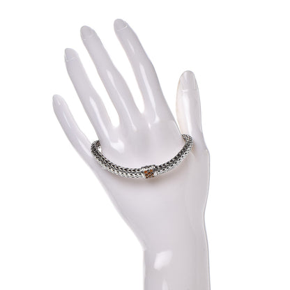 John Hardy Sterling Silver Citrine Classic Chain Bracelet M 2 of 6