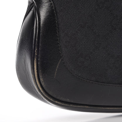 Gucci Monogram Small Jackie O Hobo Black 12 of 14