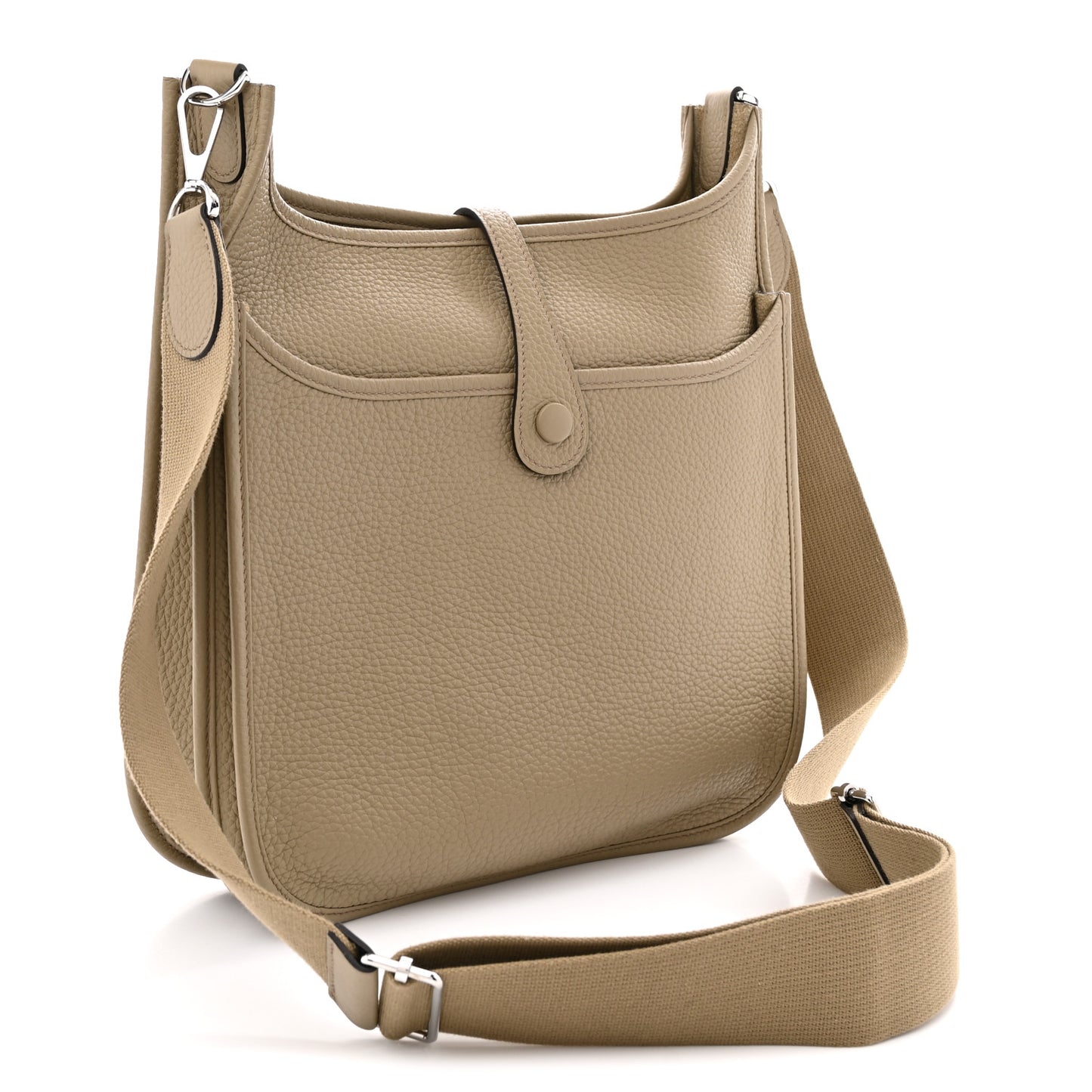 Taurillon Clemence Evelyne III PM Beige Marfa