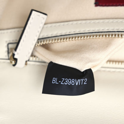 Valentino Garavani Vitello Medium Glam Lock Rockstud Flap Light Ivory 7 of 10