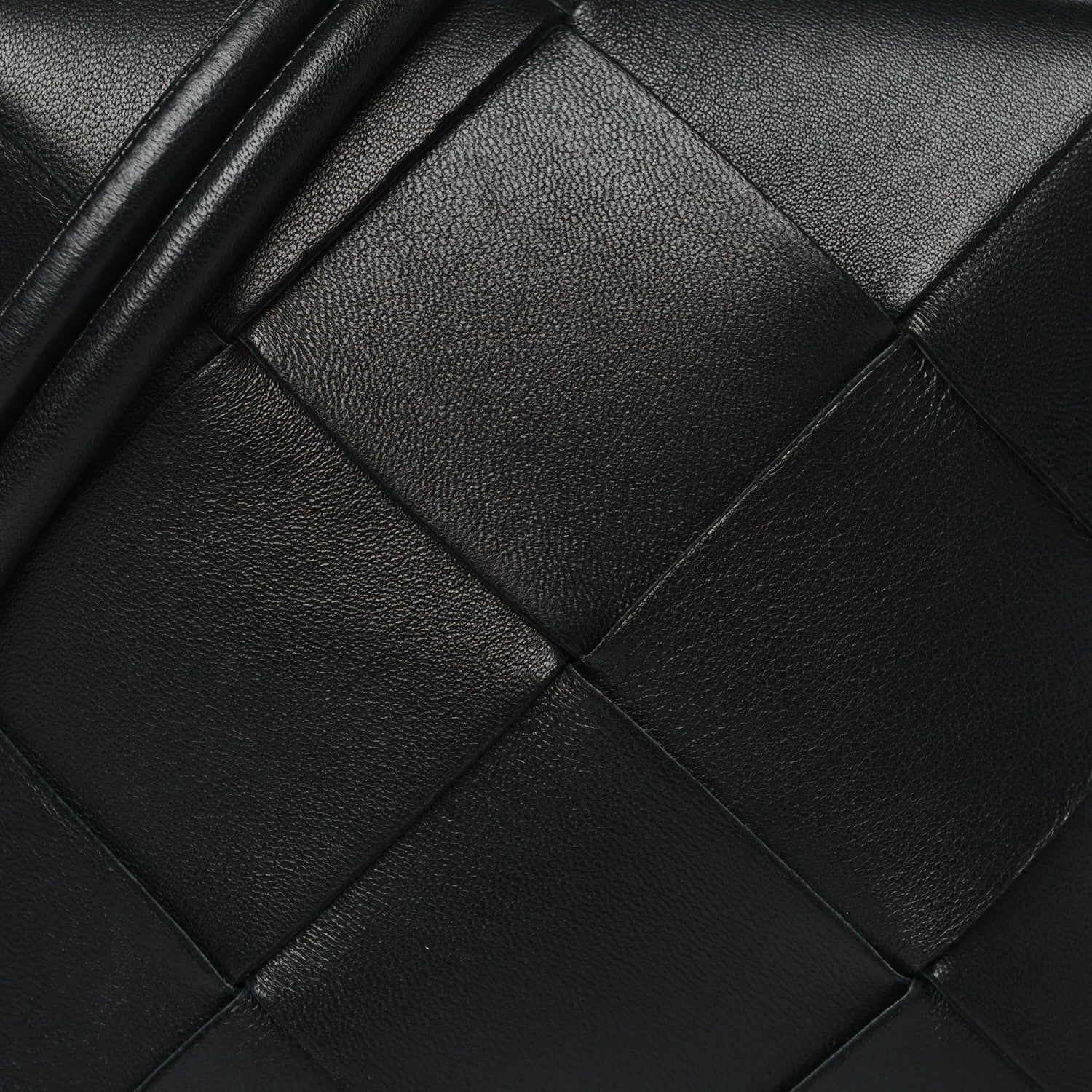 Bottega Veneta Lambskin Maxi Intrecciato Mini Cassette Camera Bag Black 7 of 9