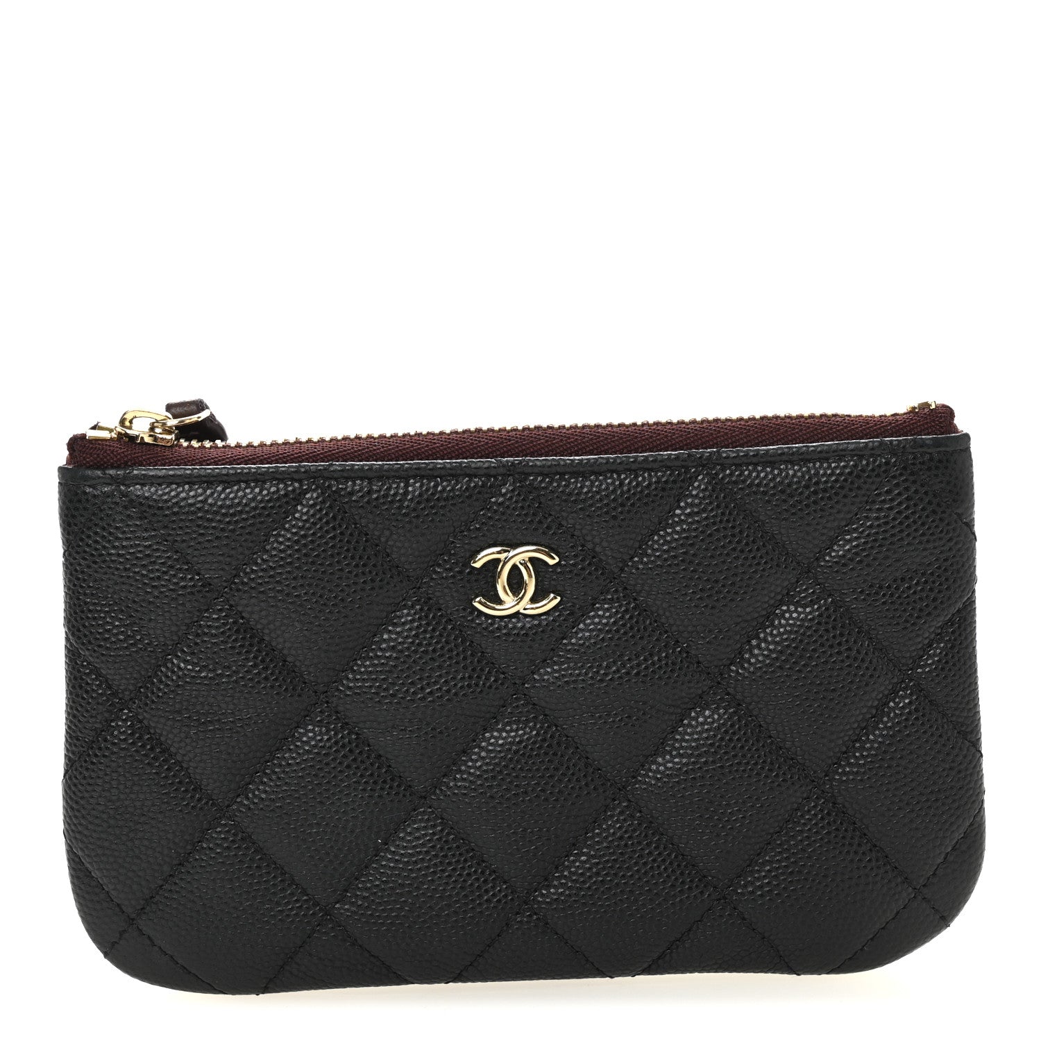 Chanel Caviar Quilted Small Cosmetic Case Black 1 of 8