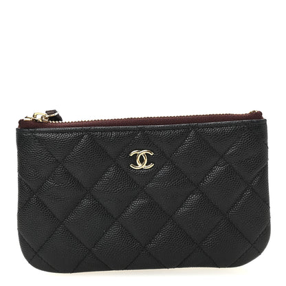 Chanel Caviar Quilted Small Cosmetic Case Black 1 of 8