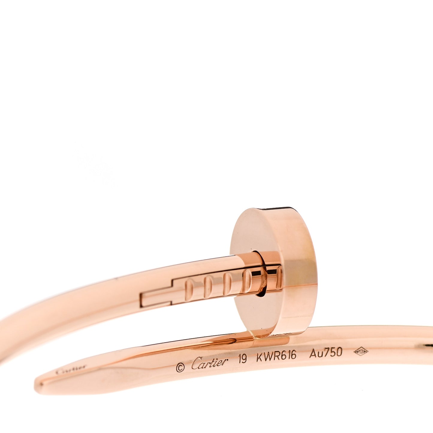 18K Pink Gold Juste Un Clou Bracelet 19