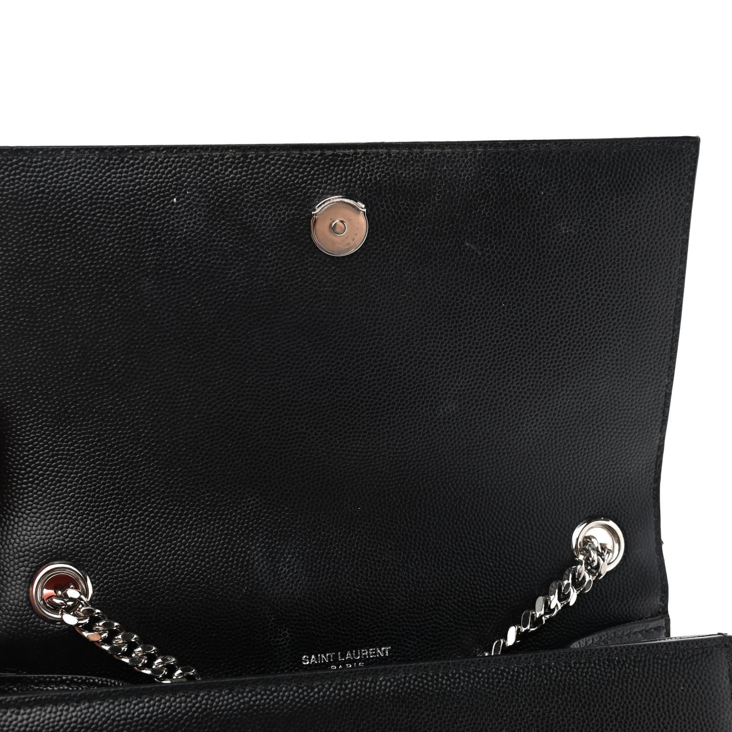 Saint Laurent Grain De Poudre Small Monogram Kate Satchel Black 10 of 15