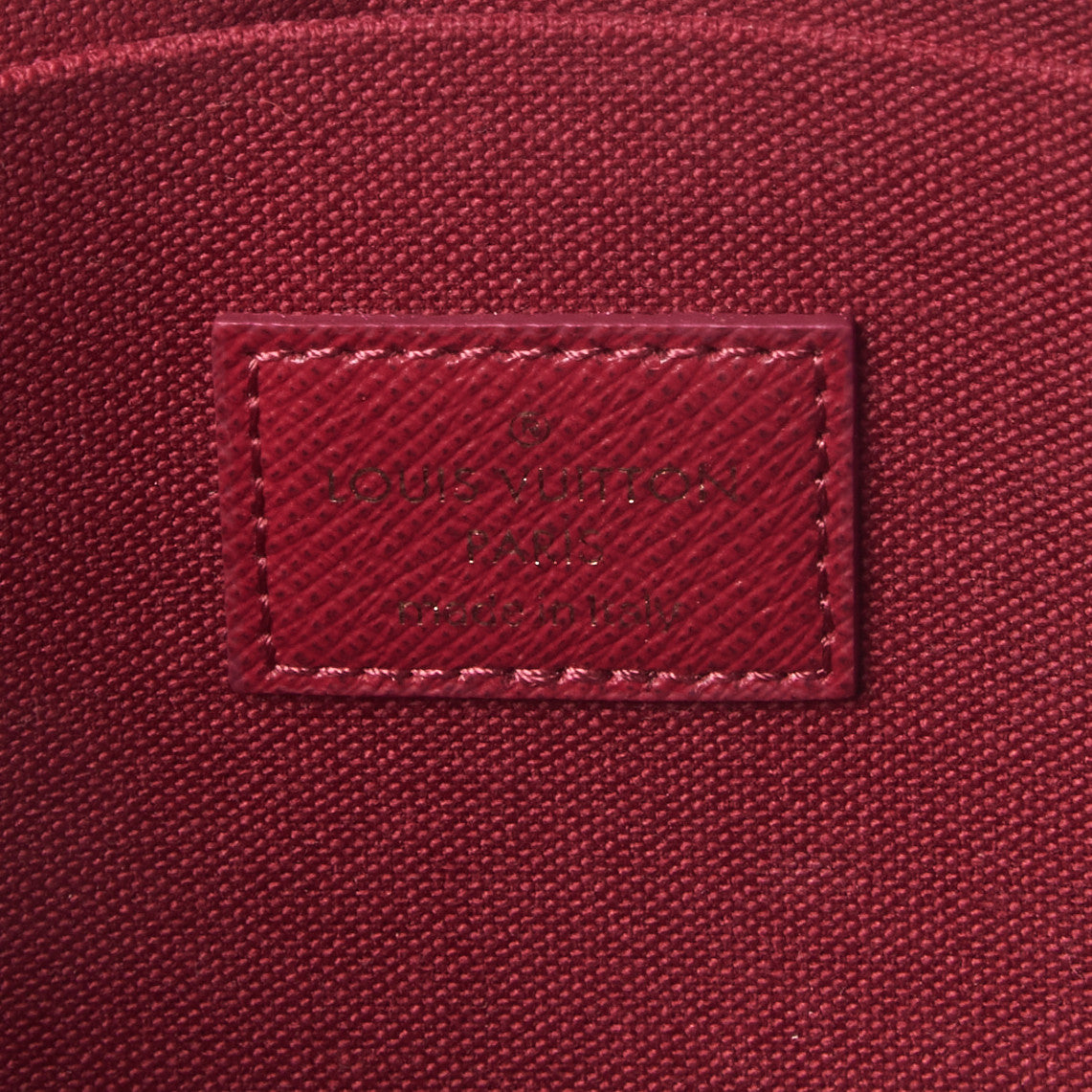 Monogram Pochette Felicie Chain Wallet Fuchsia
