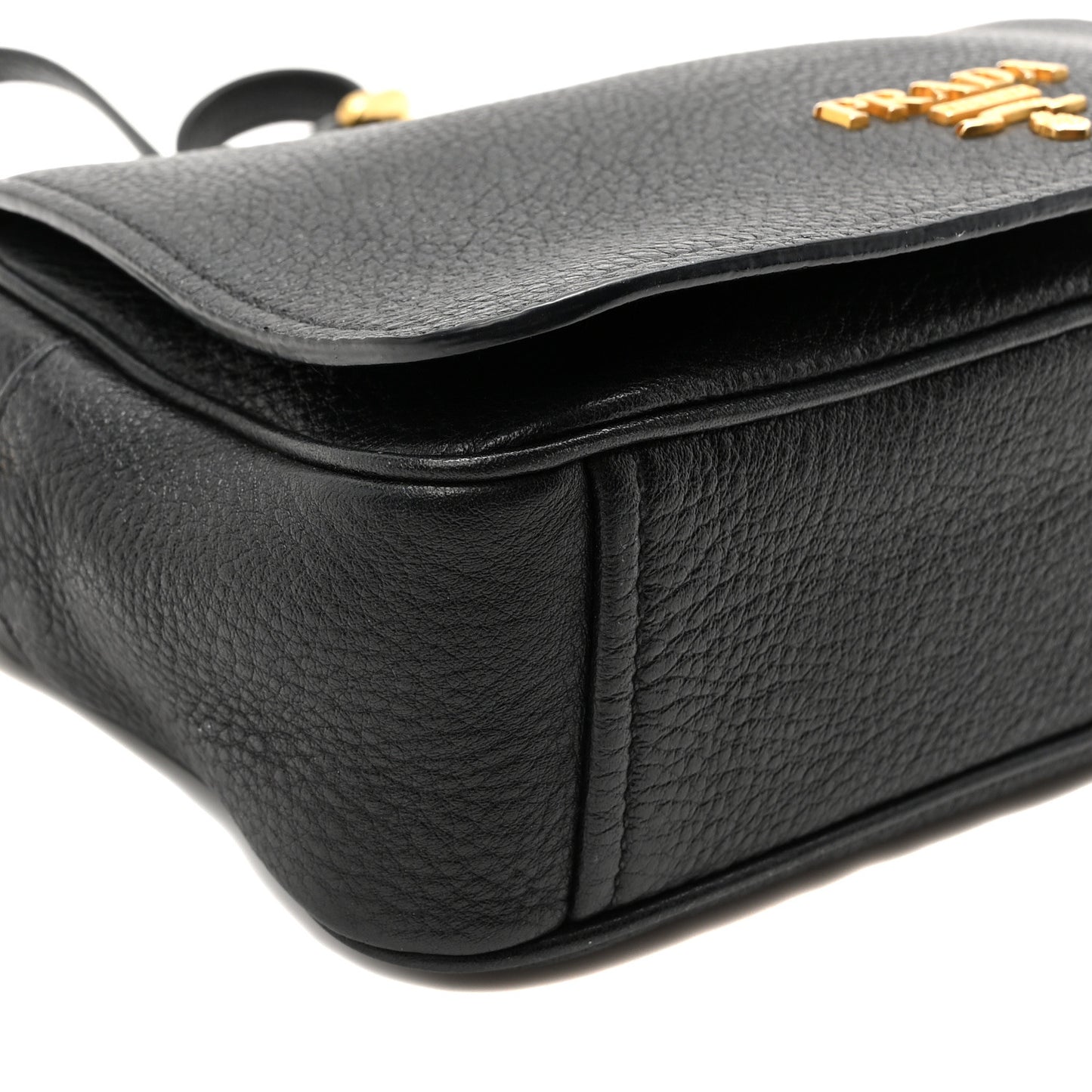 Vitello Phenix Crossbody Bag Black