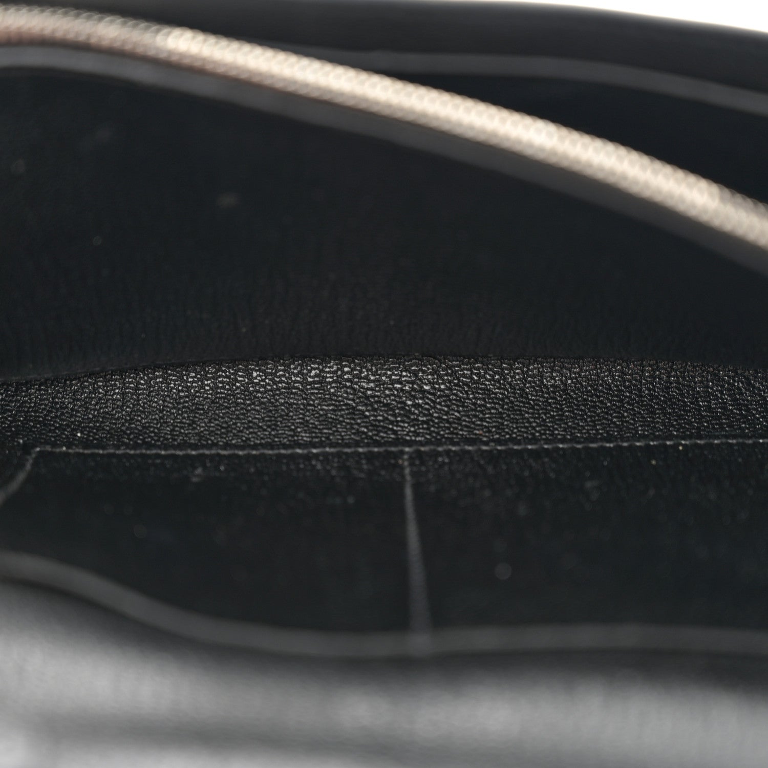 Hermes Chevre Mysore Kelly Wallet To Go Black 5 of 12