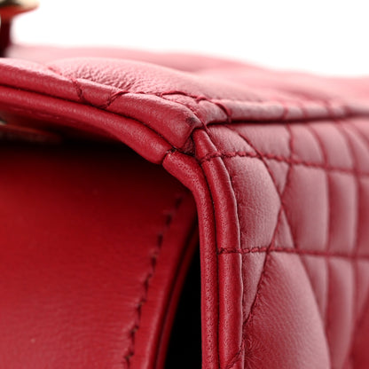 Christian Dior Lambskin Cannage Small My ABCDior Lady Dior Red 12 of 13