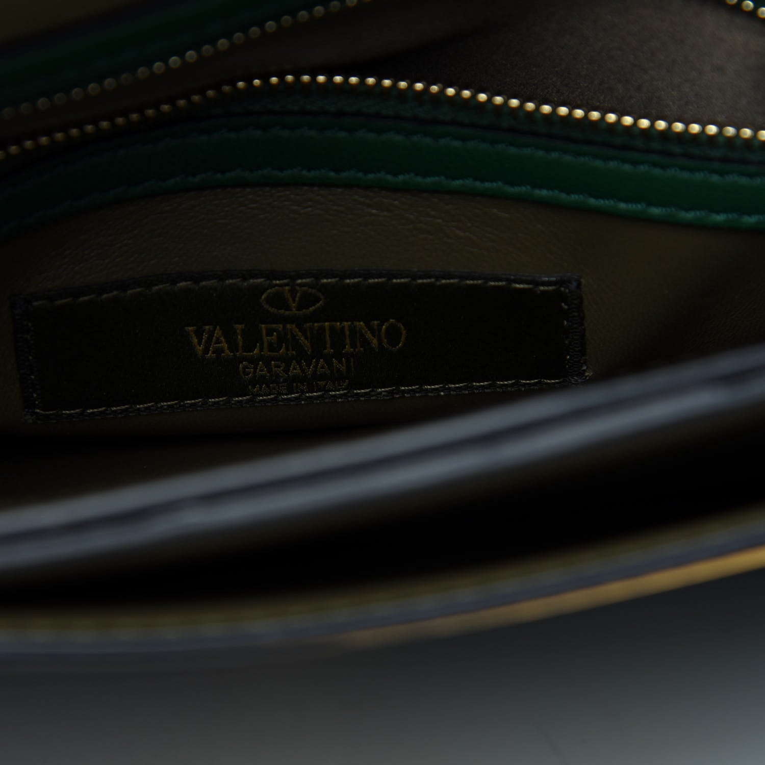 Valentino Garavani Nappa Canvas Camouflage Rockstud Wristlet Clutch Multicolor 6 of 6