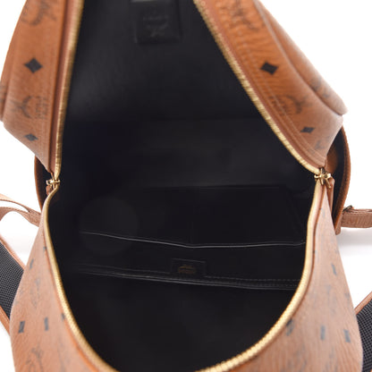 MCM Visetos Medium Stark Backpack Cognac 5 of 10