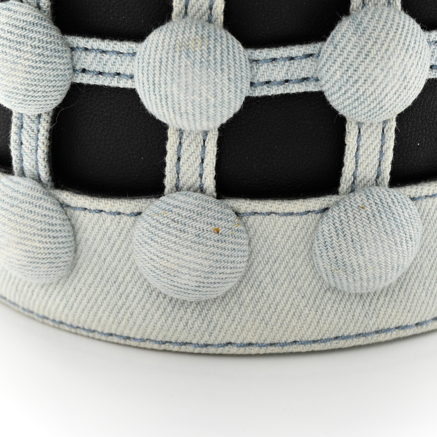 Alexander Wang Nappa Denim Dome Studded Mini Roxy Bucket Bag Black 16 of 17