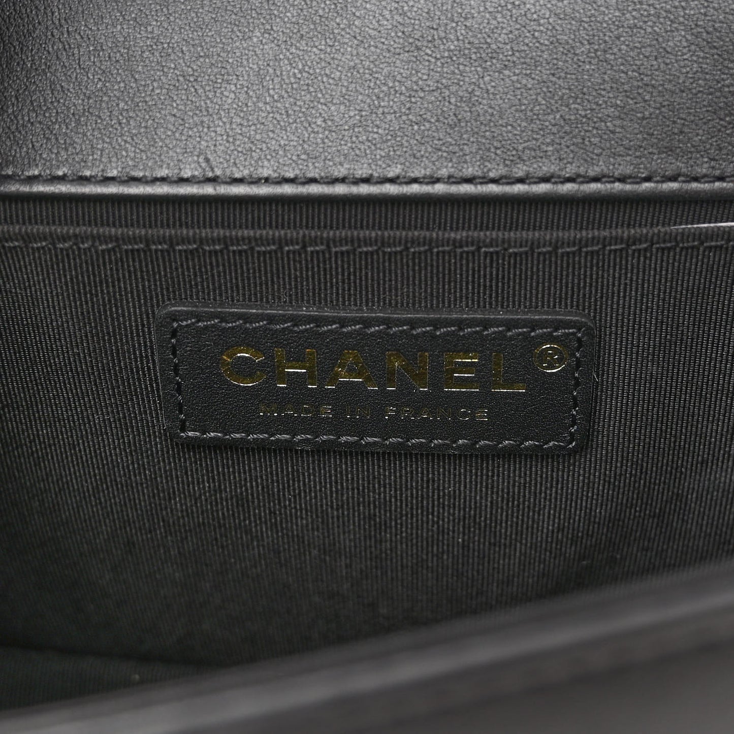 Calfskin Medium Boy Logo Top Handle Flap Black