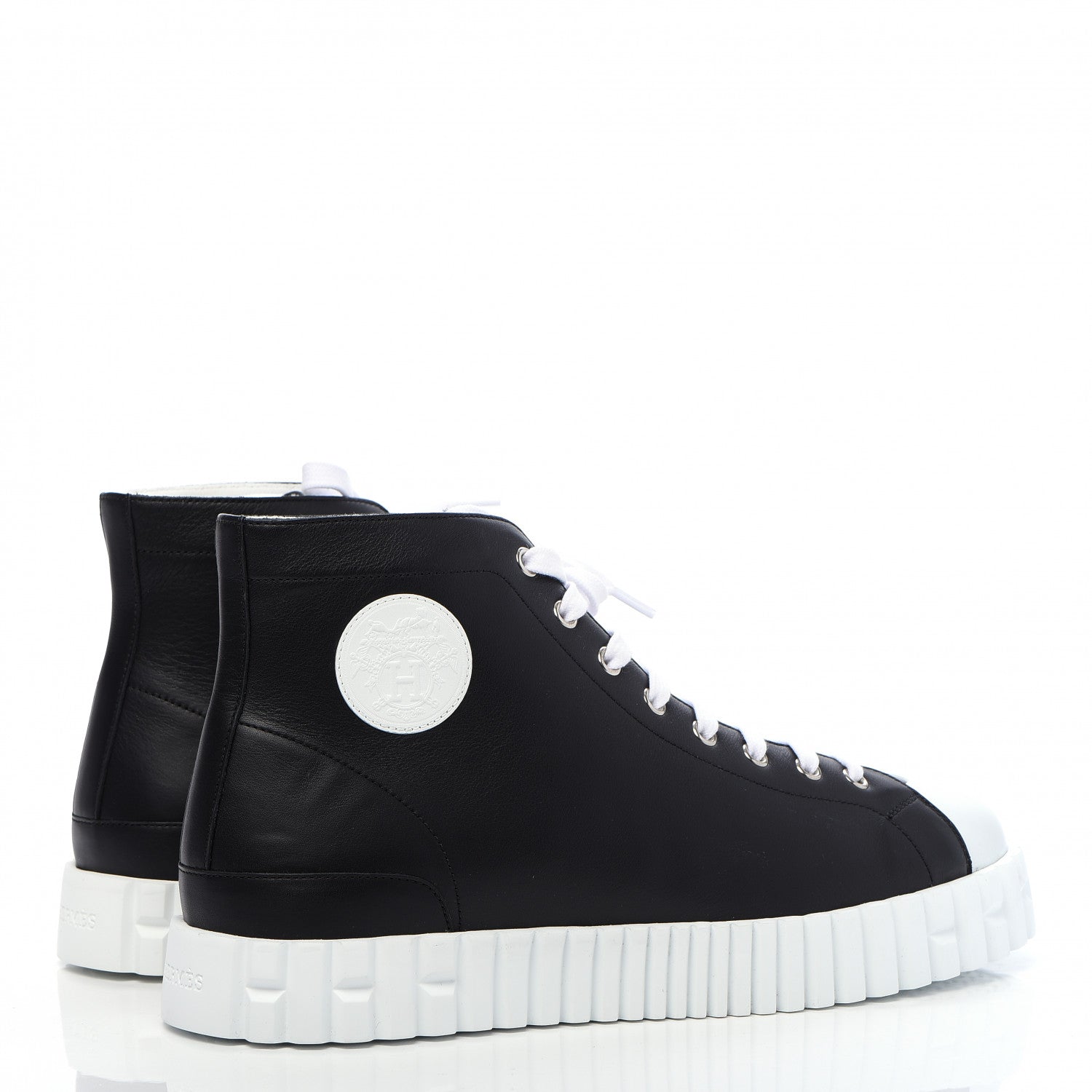 Hermes Veau Pienza Mens Climb Sneakers 42.5 Black 5 of 10