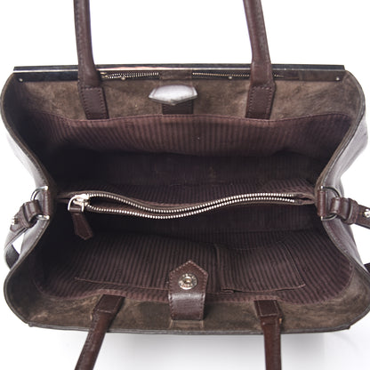 Fendi Vitello Elite Regular 2Jours Tote Caffe Noir 4 of 14