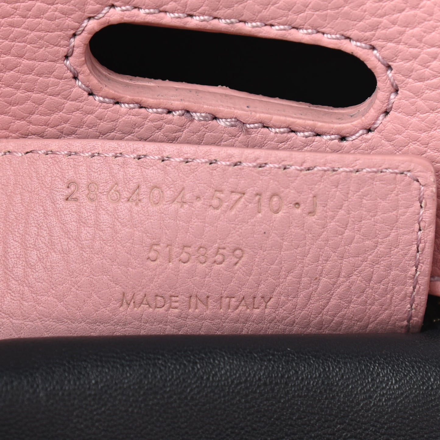 Grained Calfskin L Tube Round Tote Rose