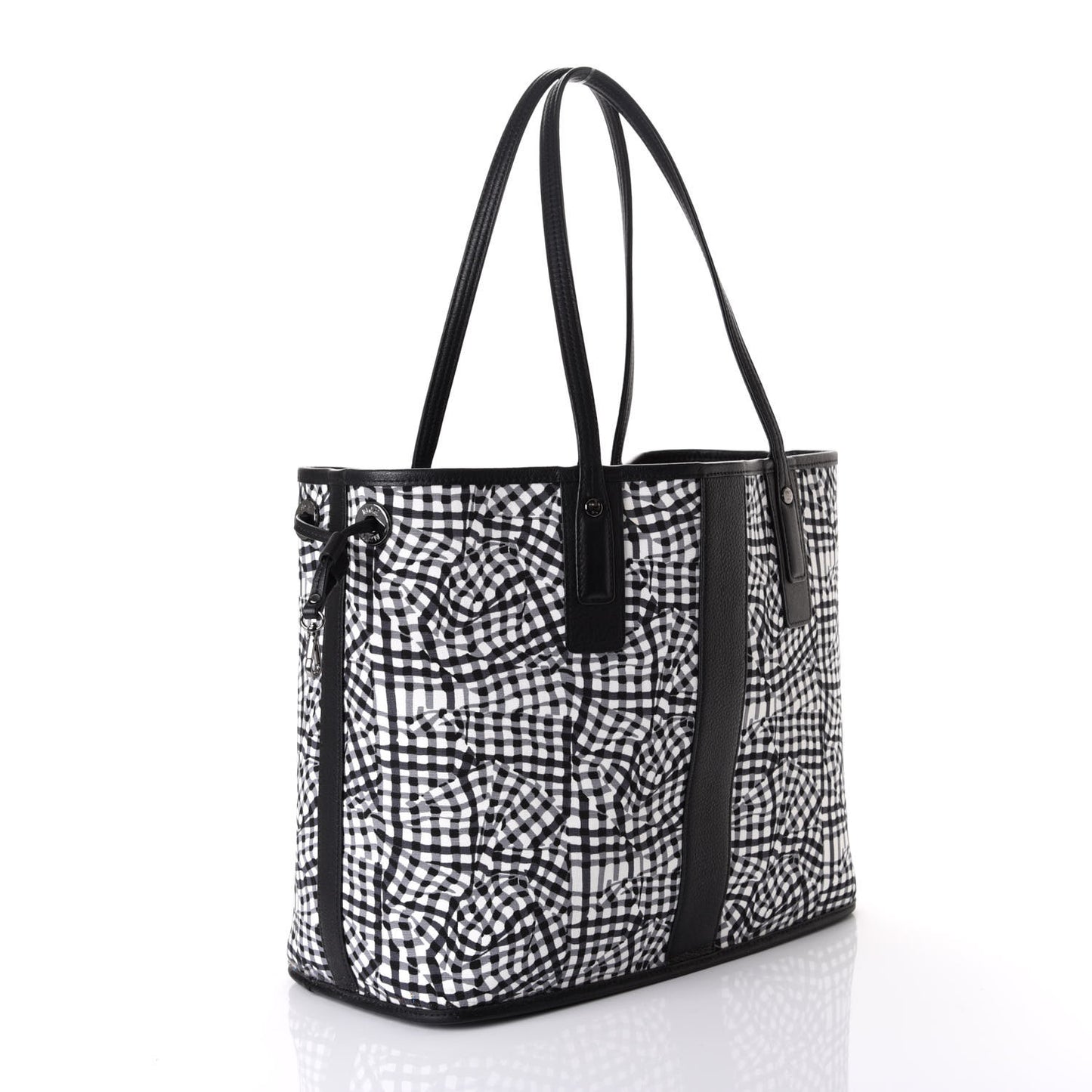 Visetos Medium Liz Reversible Shopper Tote Black