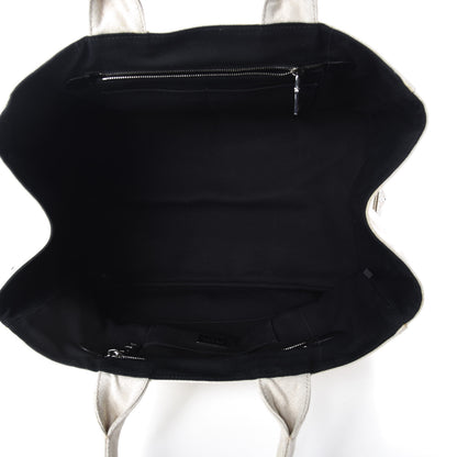 Prada Canapa Mistolino Tote Naturale Black 5 of 9