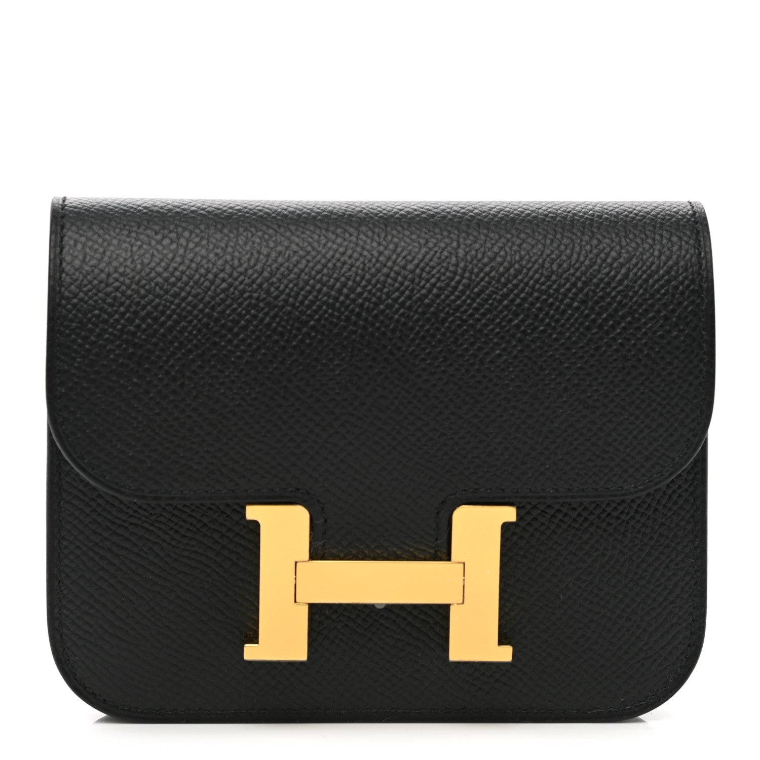 Hermes Epsom Constance Slim Wallet Black 2 of 9
