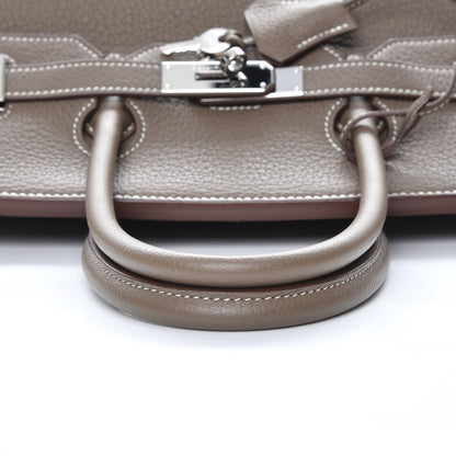 Hermes Taurillon Clemence Birkin 35 Etoupe 15 of 30