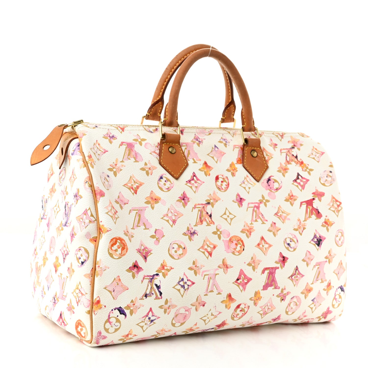 Louis Vuitton Watercolor Aquarelle Speedy 35 White 3 of 11