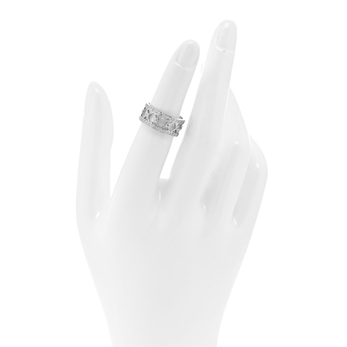 Platinum Diamond Voile Ring 50 5.5