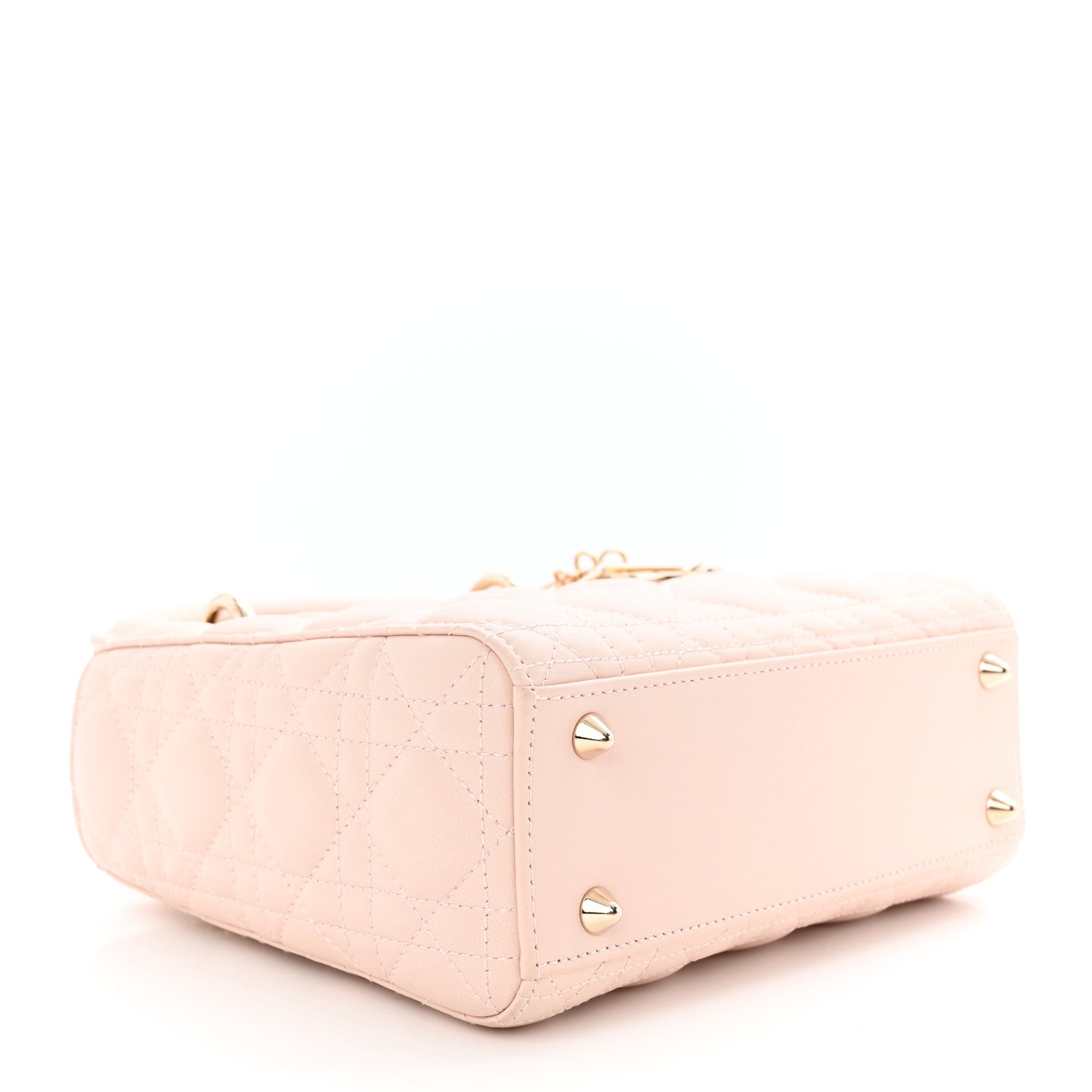 Christian Dior Lambskin Cannage Small My ABCDior Lady Dior Light Pink 4 of 10