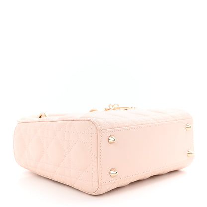 Christian Dior Lambskin Cannage Small My ABCDior Lady Dior Light Pink 4 of 10