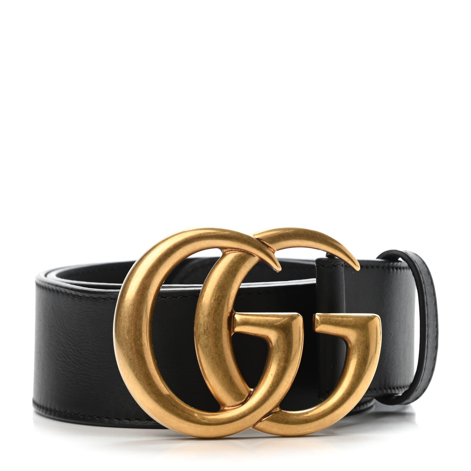 Gucci Calfskin Double G 40mm Belt 70 28 Black 1 of 4
