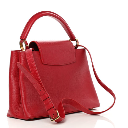 Louis Vuitton Taurillon Capucines PM Rubis 3 of 13