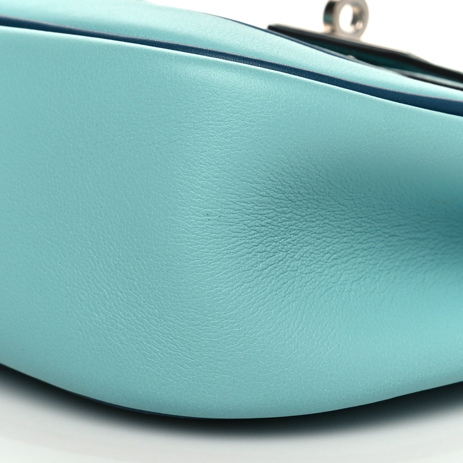 Hermes Veau Swift Sac Berline Bleu Atoll Colvert 10 of 10