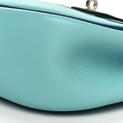 Hermes Veau Swift Sac Berline Bleu Atoll Colvert 10 of 10