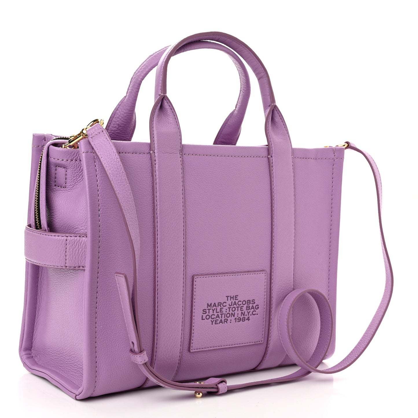 Grained Calfskin Medium The Tote Bag Regal Orchid