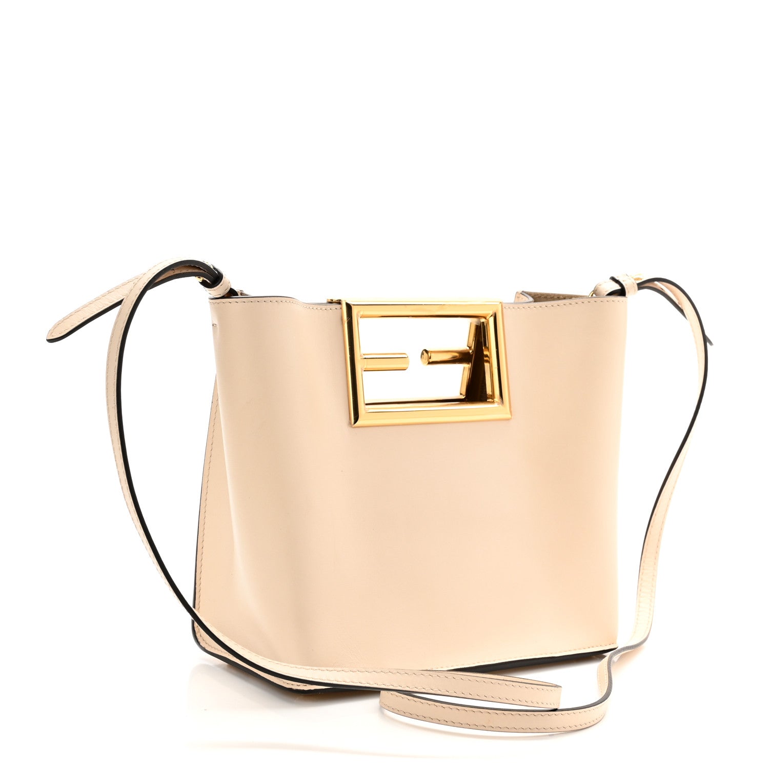Fendi Vitello King Small Fendi Way Tote Camelia 3 of 9