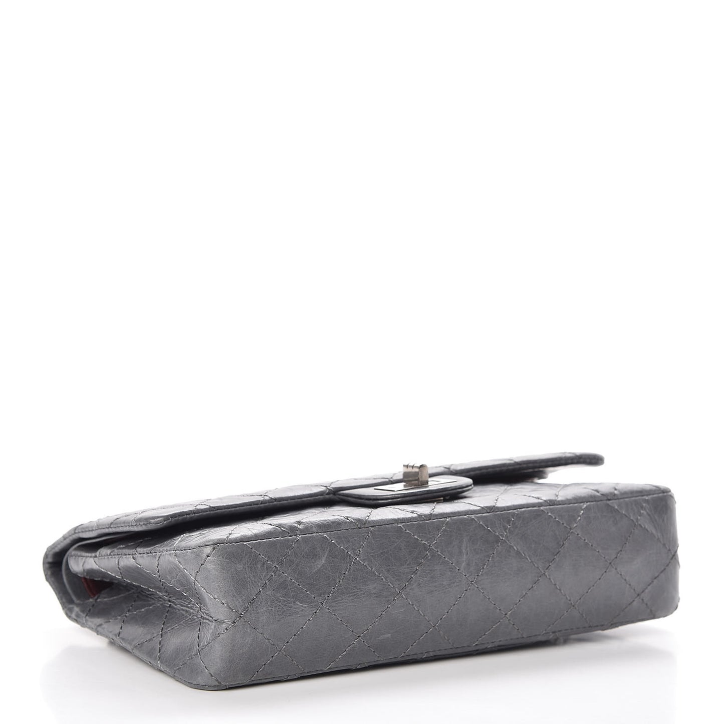 Aged Calfskin Quilted 50th Anniversary 2.55 Reissue 225 Flap Grey
