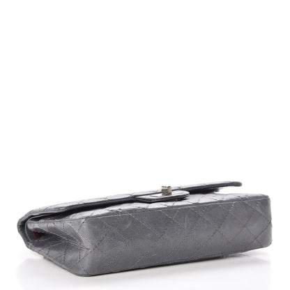 Chanel Aged Calfskin Quilted 50th Anniversary 2.55 Reissue 225 Flap Grey 4 of 11