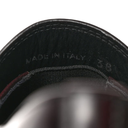 Prada Spazzolato Metal Triangle Logo 50mm Loafers 38 Cordovan 8 of 9