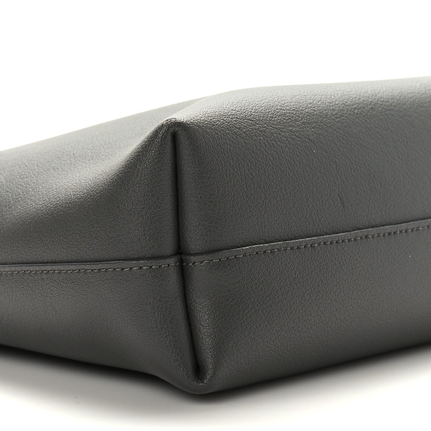 Calfskin Toy Shopping Tote Earth Grey