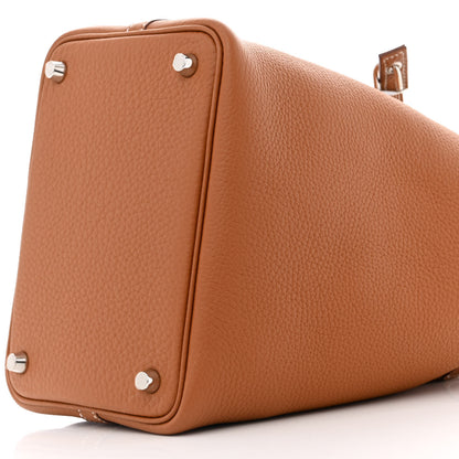 Hermes Taurillon Clemence Picotin Lock 18 PM Gold 10 of 11