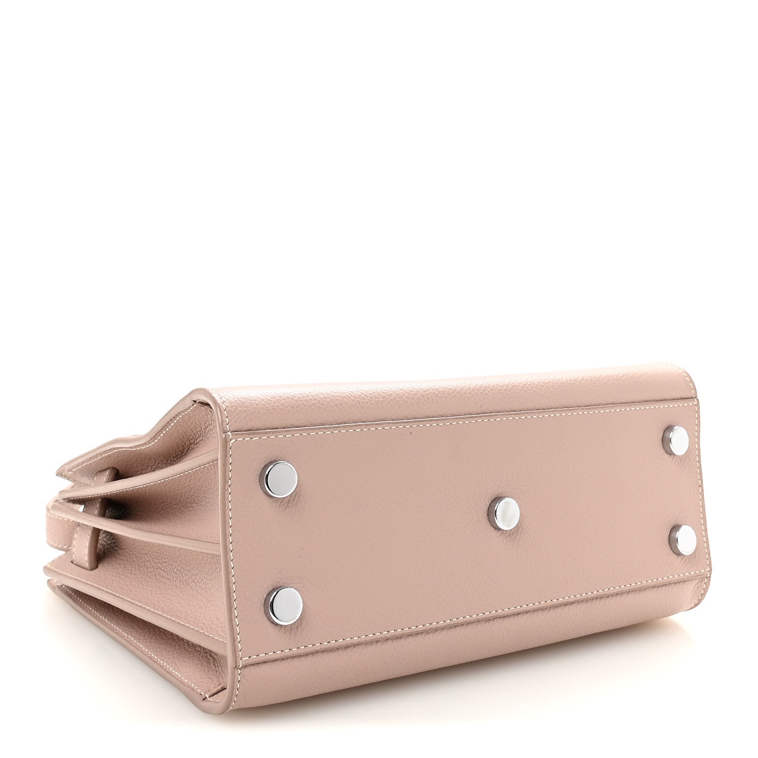 Saint Laurent Grained Calfskin Nano Sac De Jour Antique Rose 4 of 10
