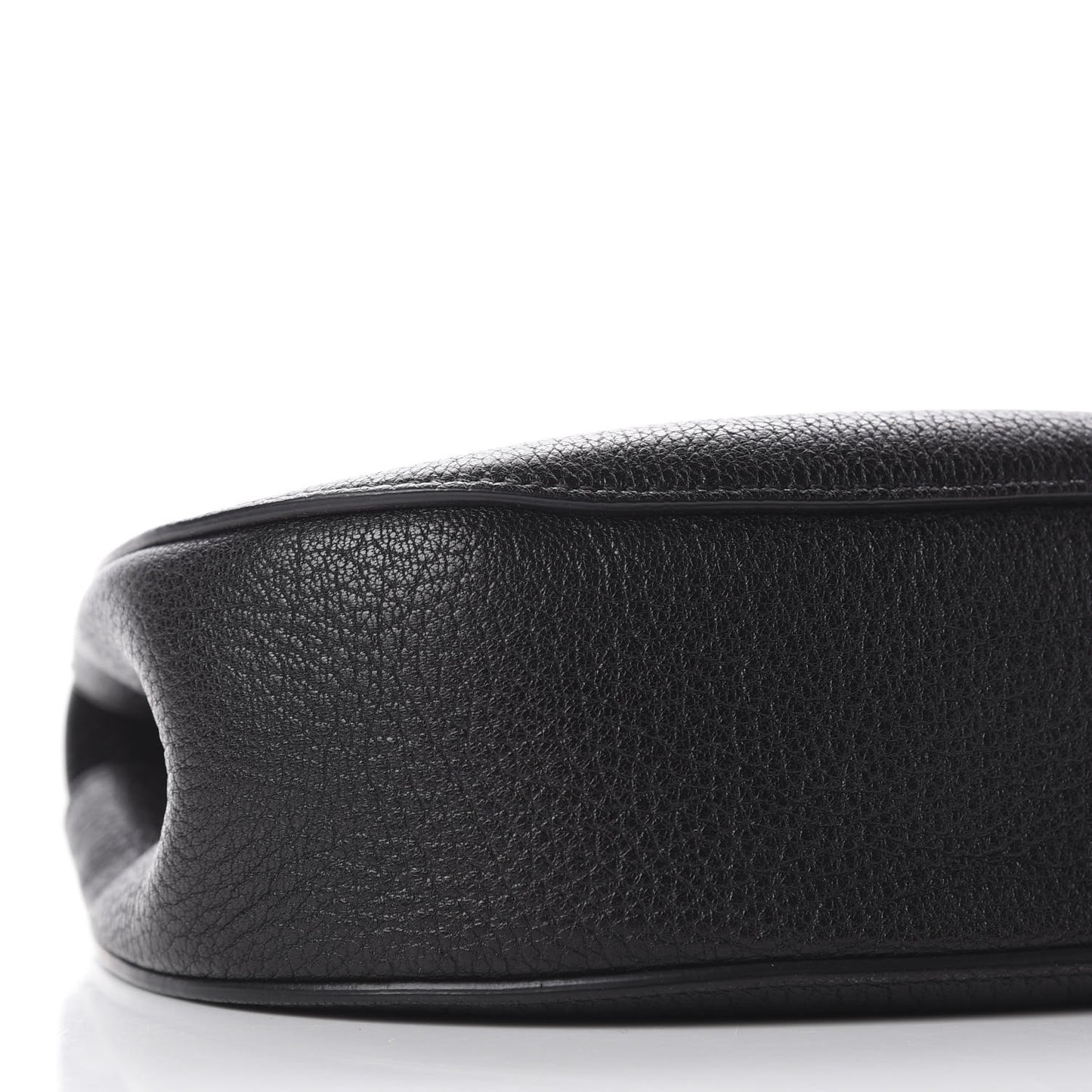 Grained Lambskin Mini Drew Shoulder Bag Black
