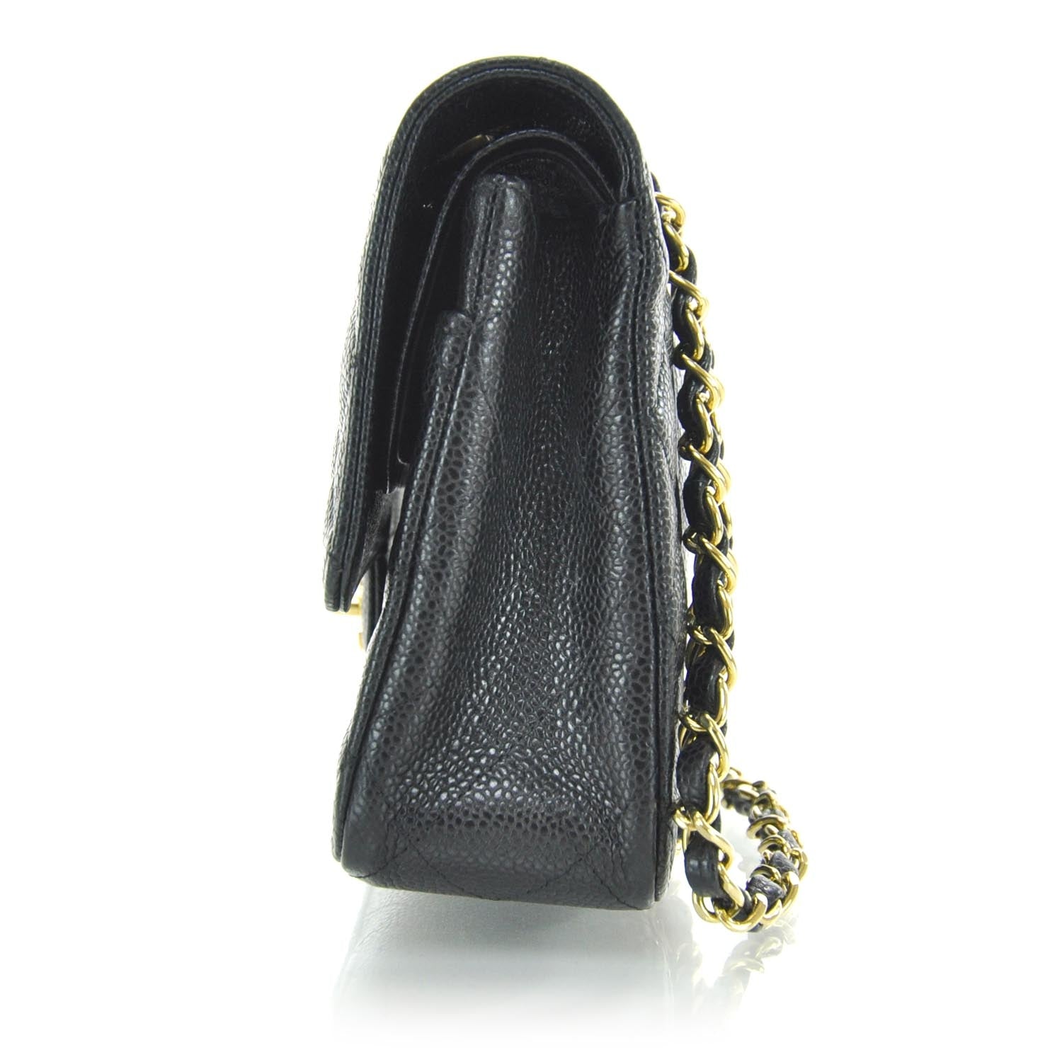 Chanel Caviar Quilted Medium Double Flap Black 4 of 11