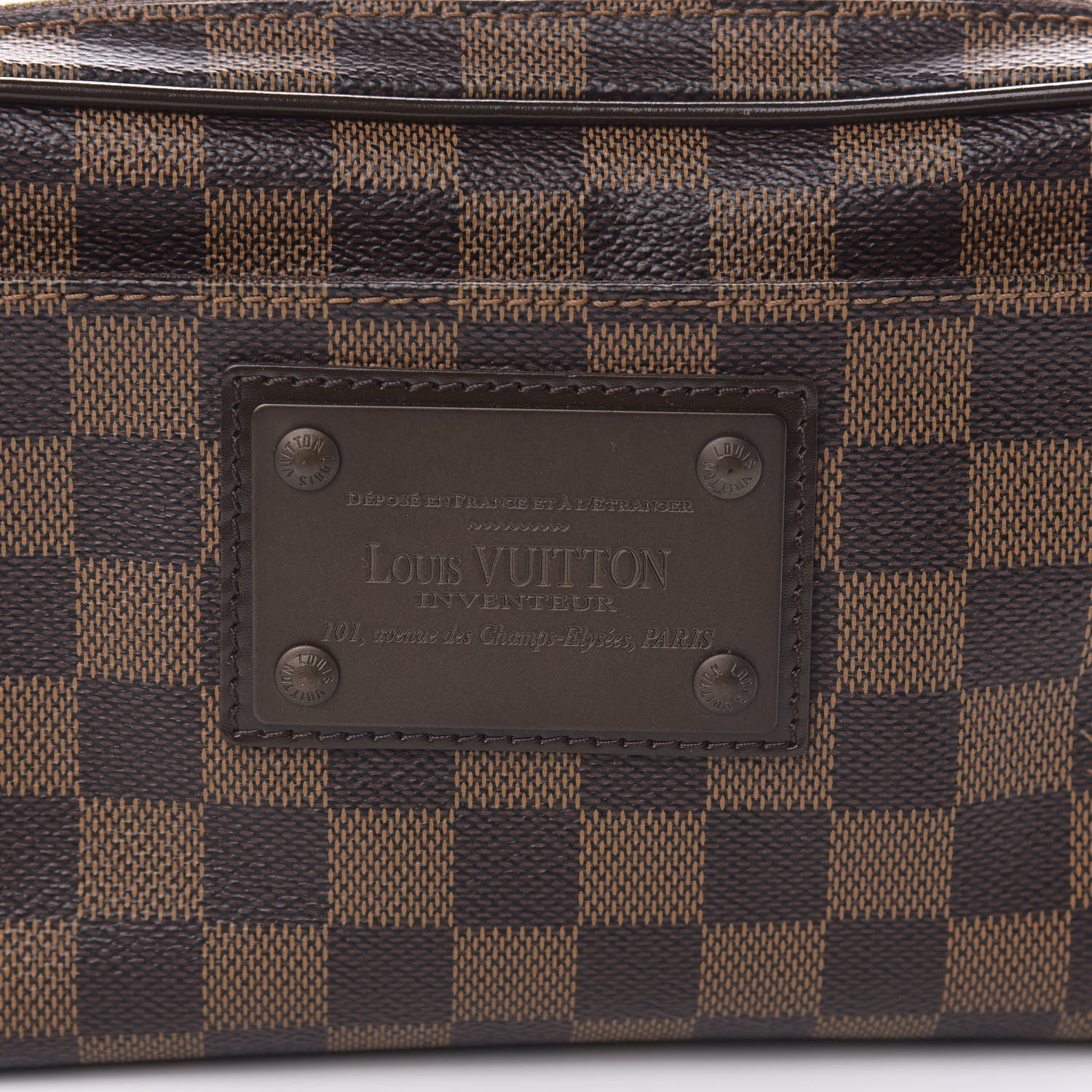 Louis Vuitton Damier Ebene Brooklyn Bum Bag 10 of 10