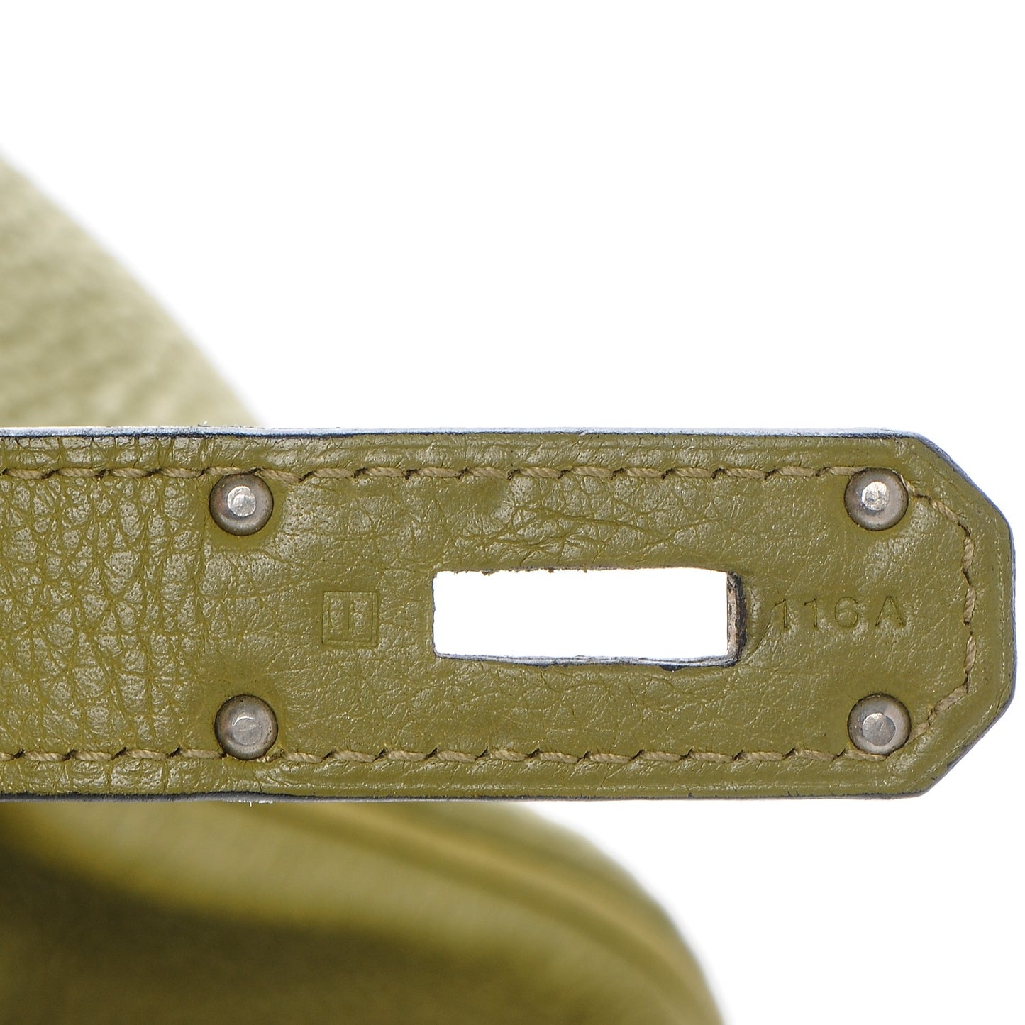 Taurillon Clemence JPG Birkin 42 Chartreuse