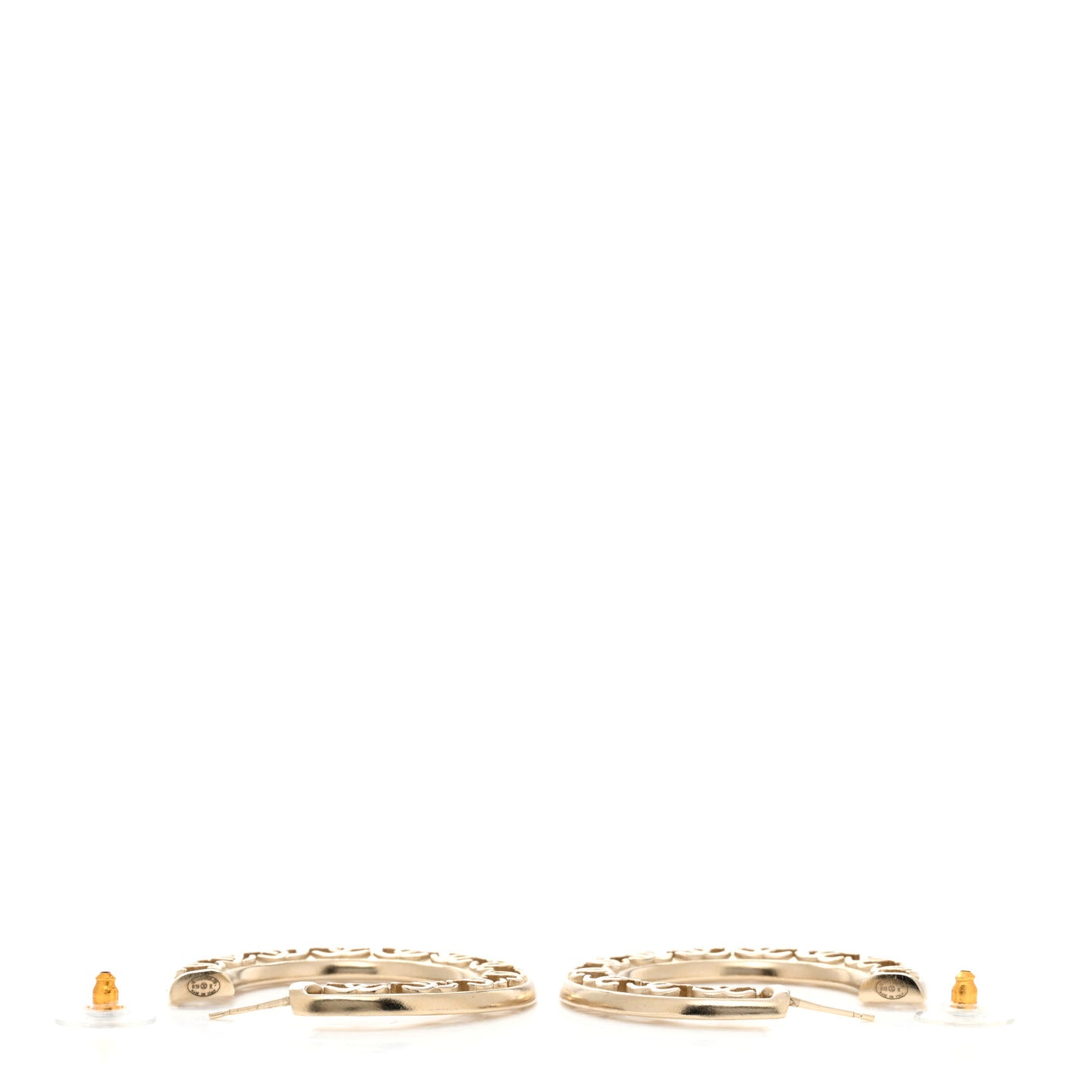 CC Hoop Earrings Gold