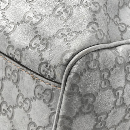 Gucci Guccissima Large Sukey Tote Silver 12 of 15